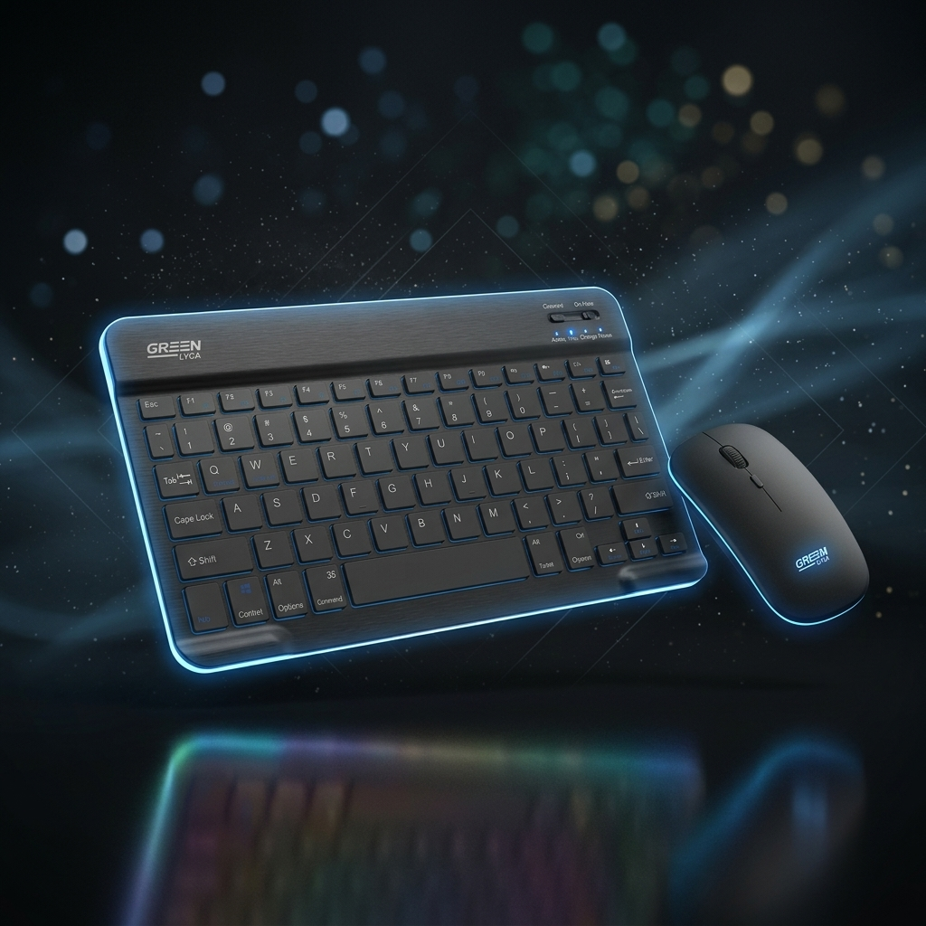 Conjunto de Teclado + Ratón Inalámbricos Bluetooth