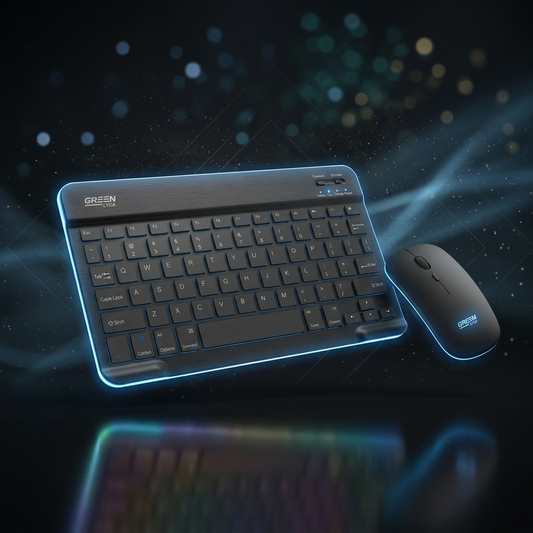 Conjunto de Teclado + Ratón Inalámbricos Bluetooth